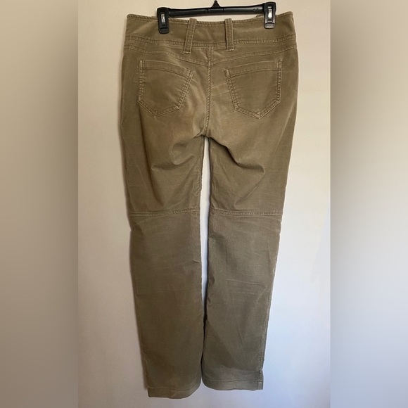 Anthropologie Cidra Velvety Pants, light tan / champagne color, soft, 10 - Picture 2 of 10